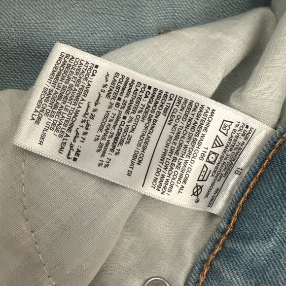 NWT Old Navy Boys Denim Blue Jeans Sz 18 Boot-Cut Adjustable Waist Built Tough - Picture 10 of 10